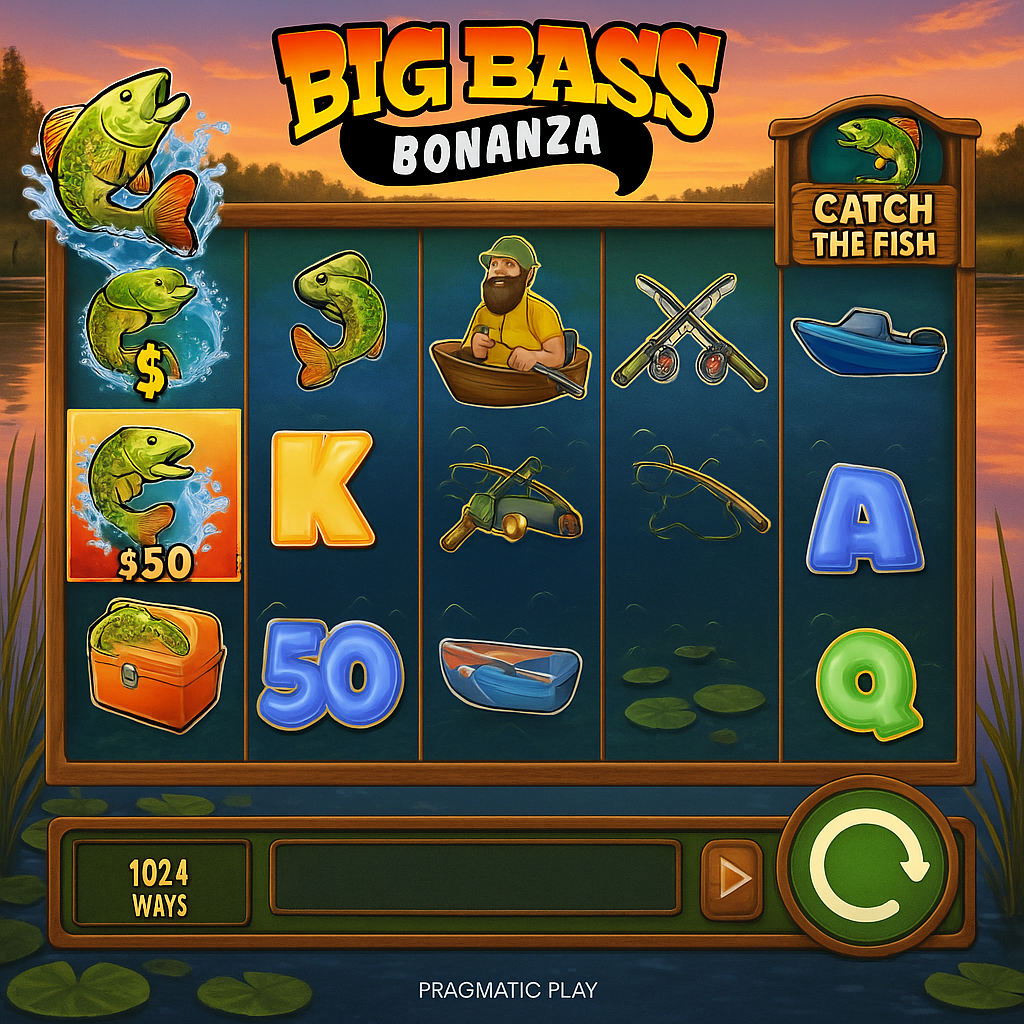 Art - Big Bass Bonanza Slot Game - Pragmatic Play