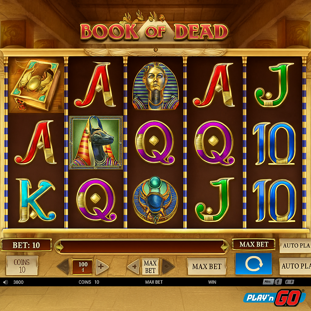 Art - Book of Dead Slot Game - Play'n GO