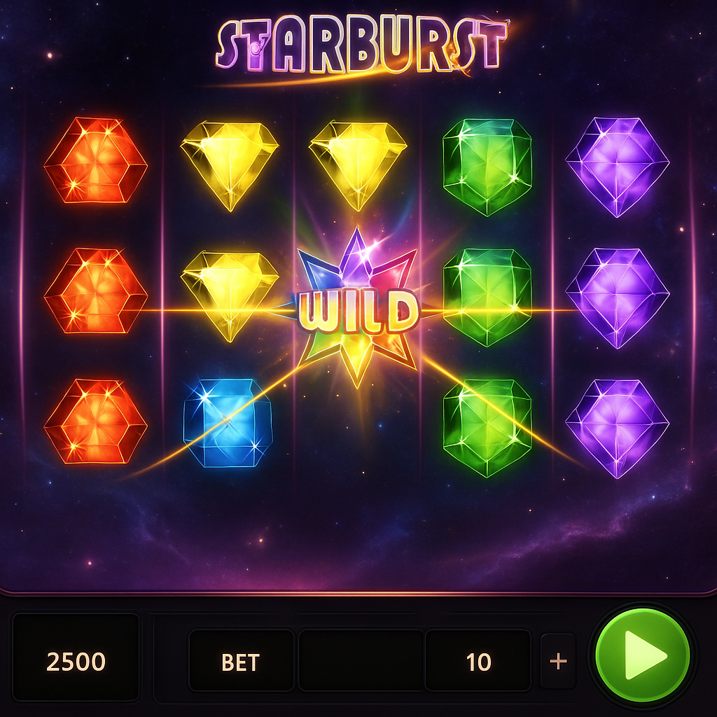 Art Casino - Starburst Slot - Machines à Sous en Ligne